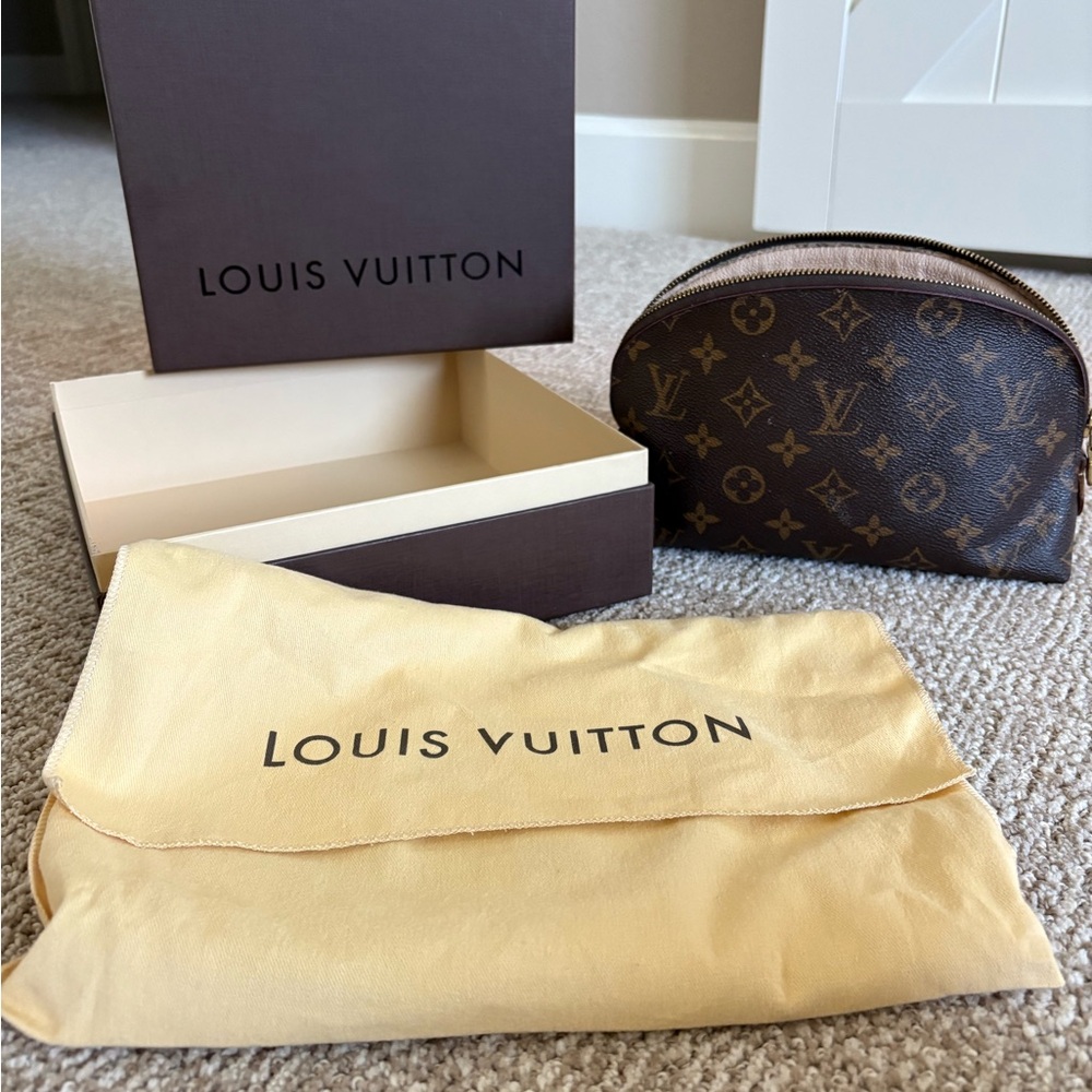 Louis Vuitton Brown Monogram Pouch
